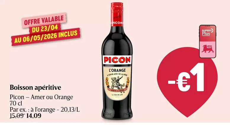 De - Boisson apéritive - Amer ou Orange