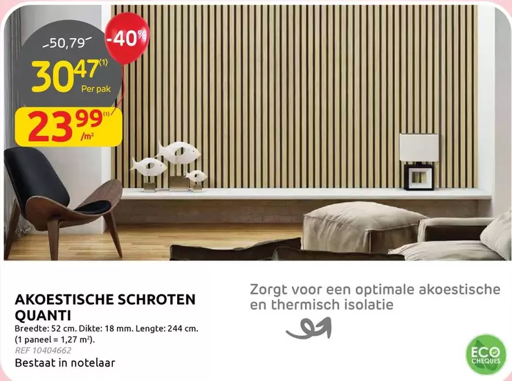 AKOESTISCHE SCHROTEN QUANTI