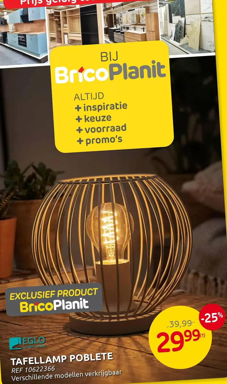 TAFELLAMP POBLETE REF 10622366