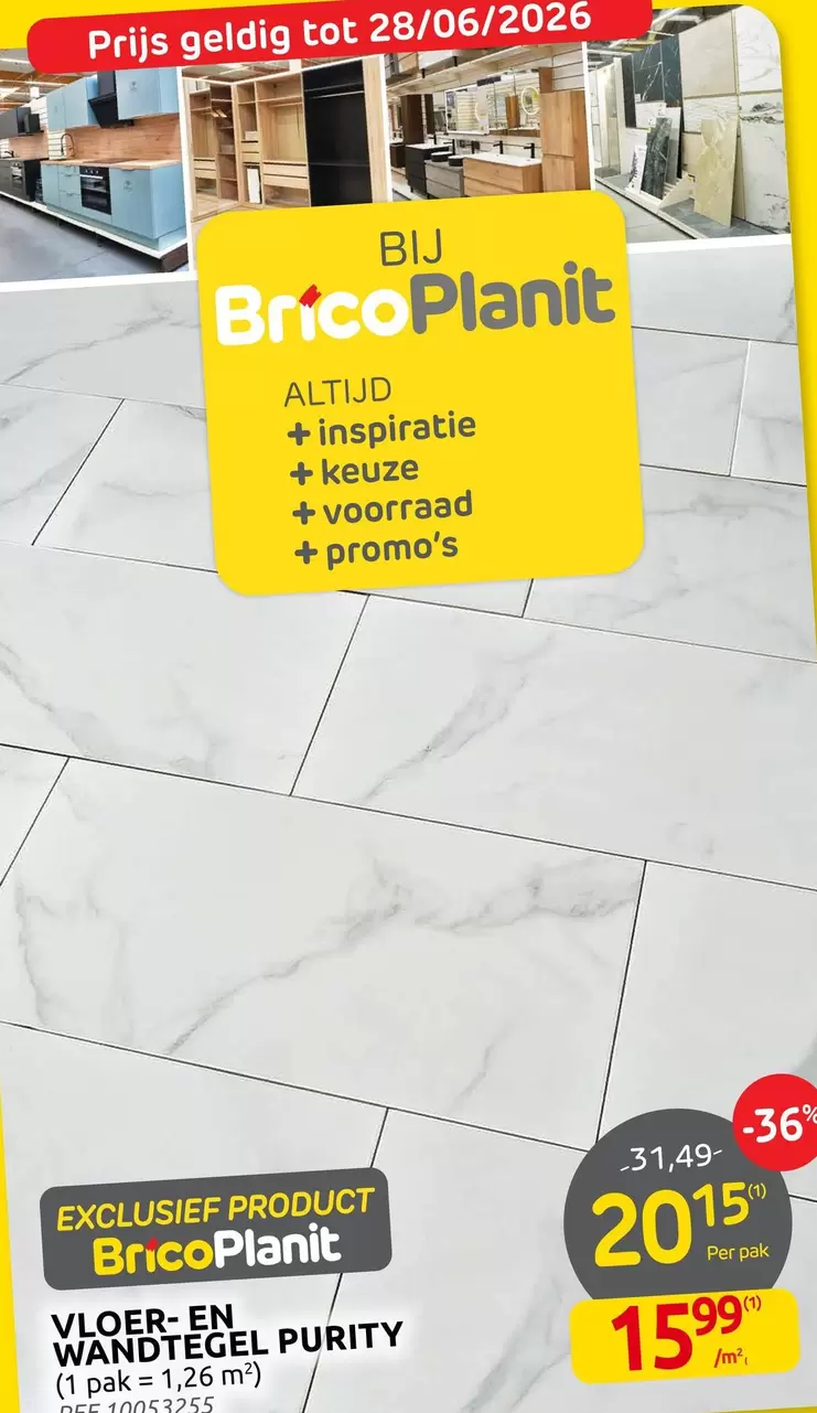 VLOER- EN WANDTEGEL PURITY