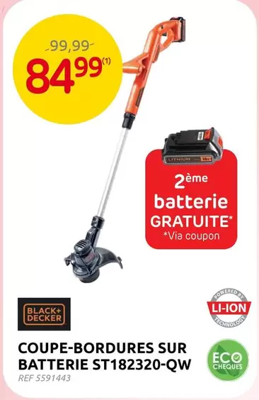 Black - COUPE-BORDURES SUR BATTERIE ST182320-QW