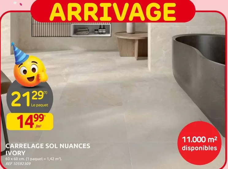 CARRELAGE SOL NUANCES