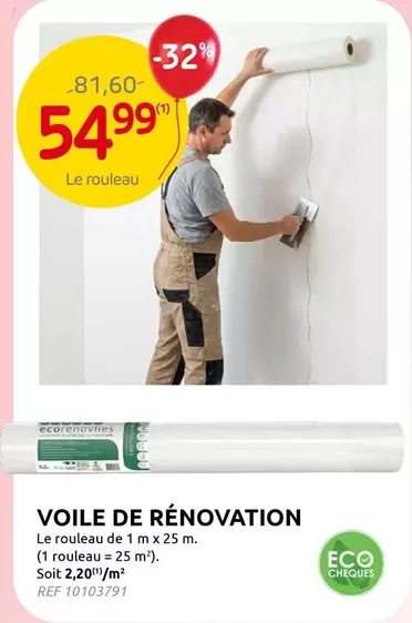 De - Voile de rénovation