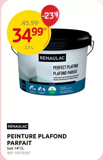 PEINTURE PLAFOND PARFAIT