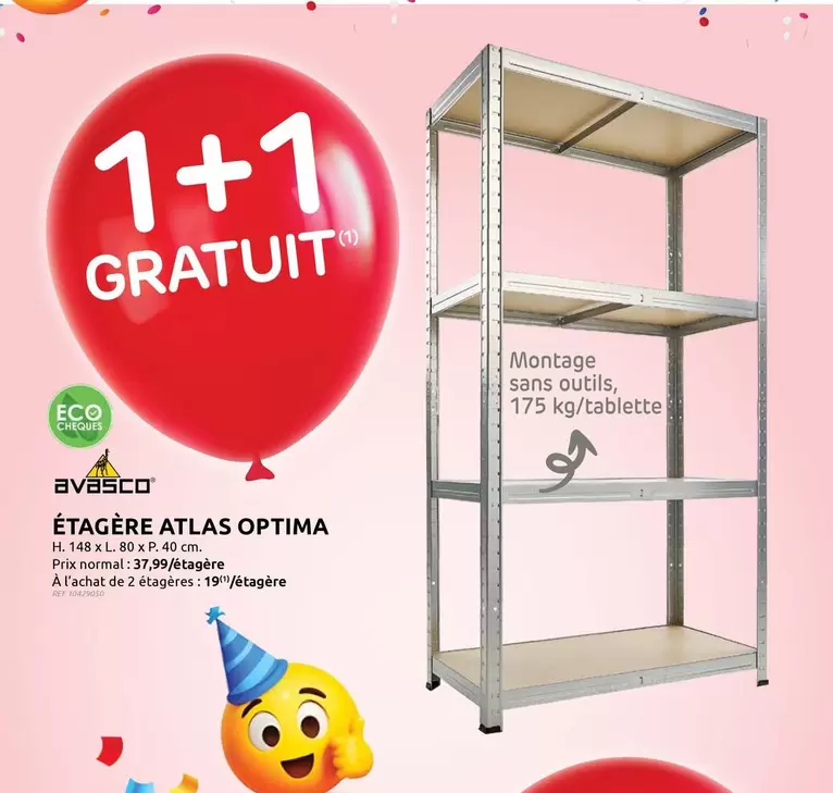 De - ÉTAGÈRE ATLAS OPTIMA