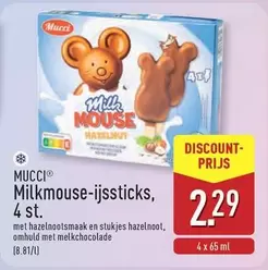 Milk mouse-ijssticks