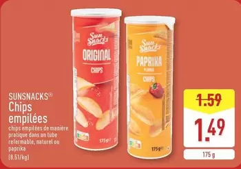 Snack - Chips empilées