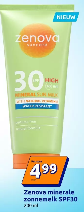 Free - minerale zonne-emulsie SPF30