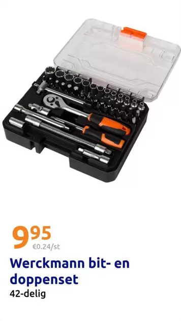 bit- en doppenset 42-delig