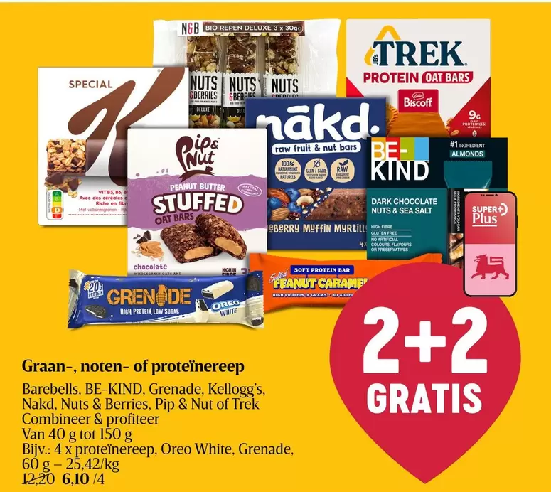 Be - Granen, noten of proteïnereep