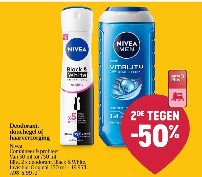 De - odorant, douchegel of haarverzorging