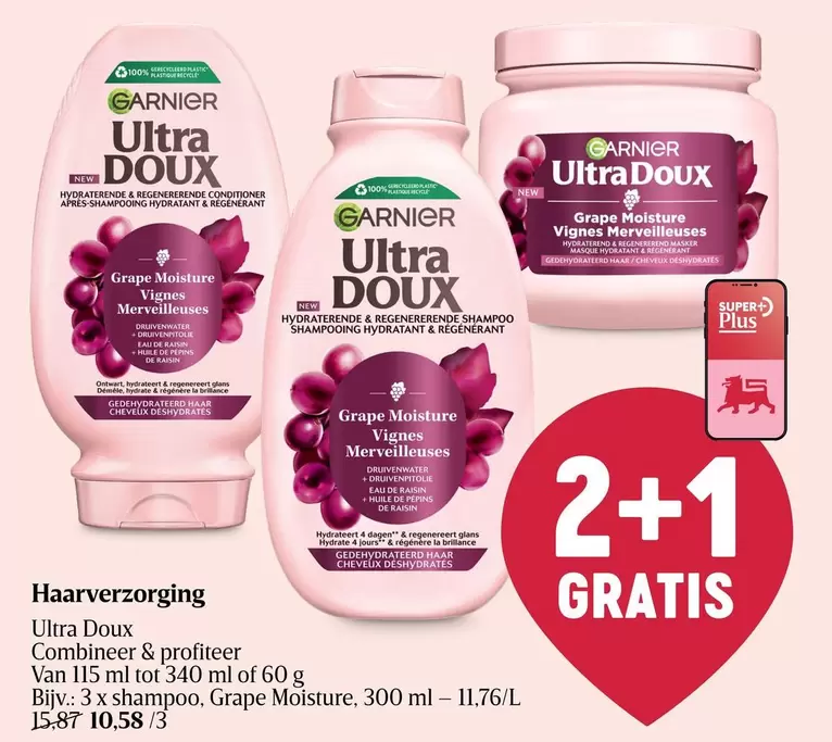 De - Ultra Doux Grape Moisture Vignes Merveilleuses