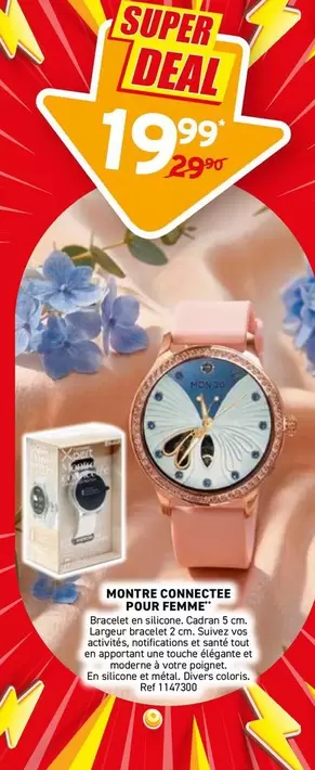 MONTRE CONNECTEE POUR FEMME
