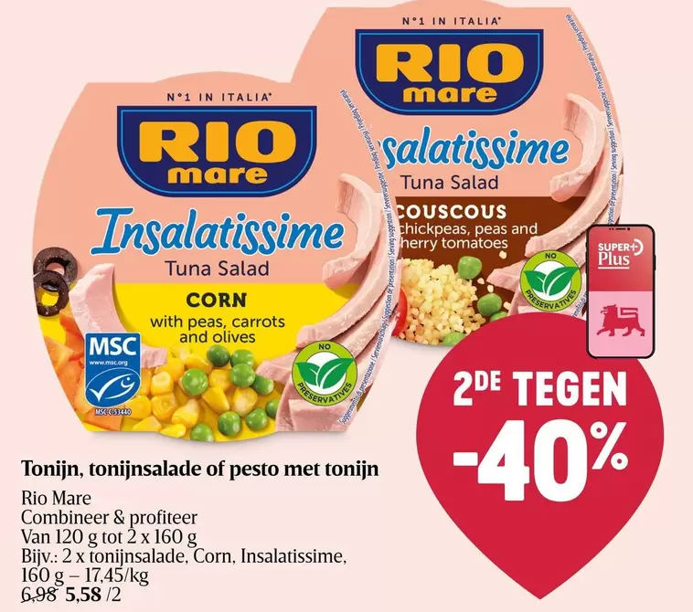 Insalatissime Tuna Salad Corn