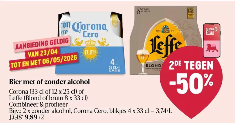 De - Bier met of zonder alcohol