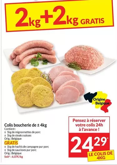 De - Colis boucherie de  4kg