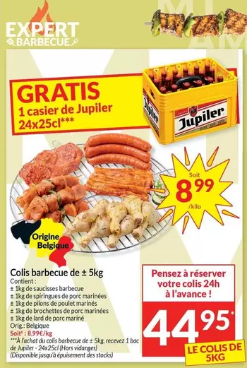 Jupiler - Colis barbecue