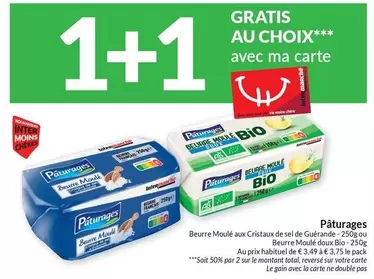 Nos - Beurre Moulé aux Cristaux de sel de Guérande