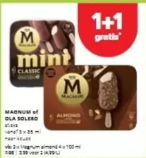 Magnum mini Classic, Magnum almond