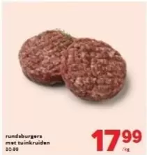 Rundaburgers Met Tuinkruiden