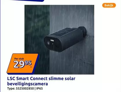 LSC Smart Connect slimme solar beveiligingscamera Type: 5525002850 | IP65