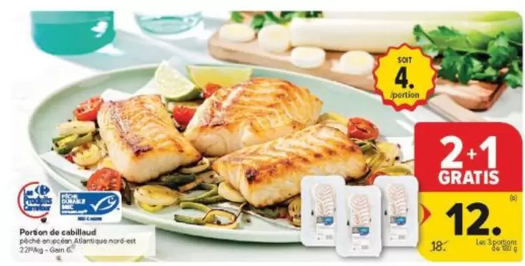 De - Poisson de cabillaud