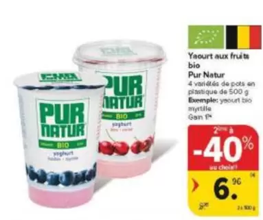 De - Yaourt aux fruits bio