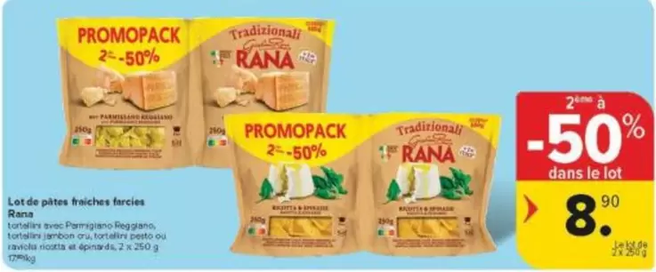 De - Lot de pâtes fraîches farcies