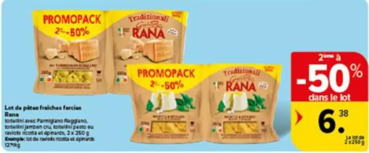 De - Lot de pâtes fraîches farcies