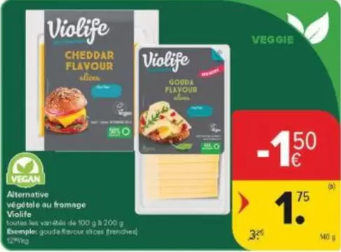 De - Cheddar Flavour Slices / Gouda Flavour Slices