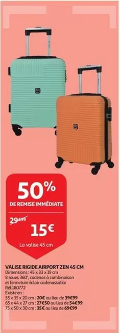 De - VALISE RIGIDE AIRPORT ZEN 65 CM