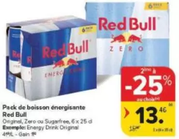 Red - Pack de boisson énergisante