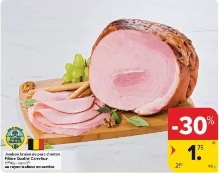 De - Jambon braisé de porc d'antan