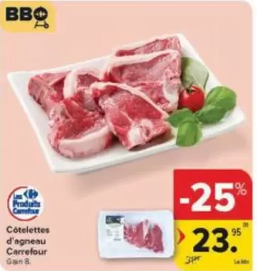 Bbq - Côtelettes d'agneau