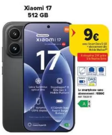 Xiaomi -  17 512 GB
