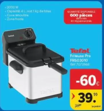 De - Friteuse Pro FR503010