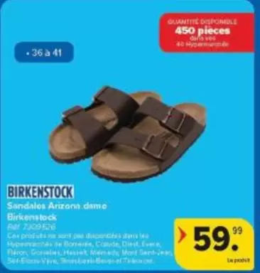 Birkenstock - Sandales Arizona dame