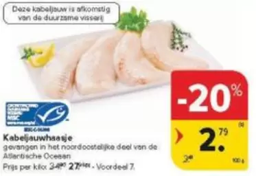 De - Kabeljauwhaasje