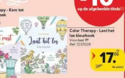 De - Color Therapy - Laat het los kleurboek