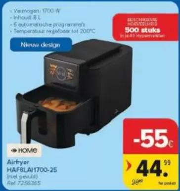 Airfryer HAF8LAI1700-25