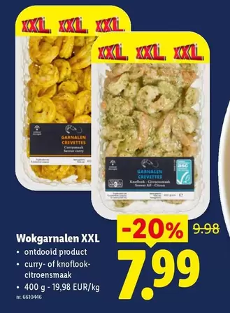 Wokgarnalen XXL