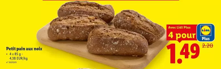 Petit pain aux noix