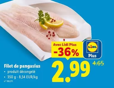 De - Filet de pangasius