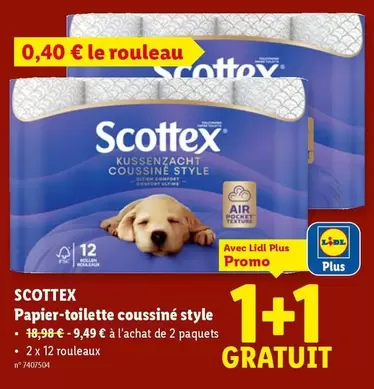 De - Papier-toilette coussiné style