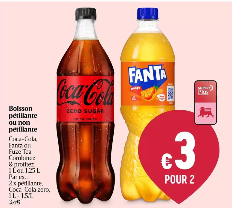 Coca Cola - Boisson pétillante ou non pétillante