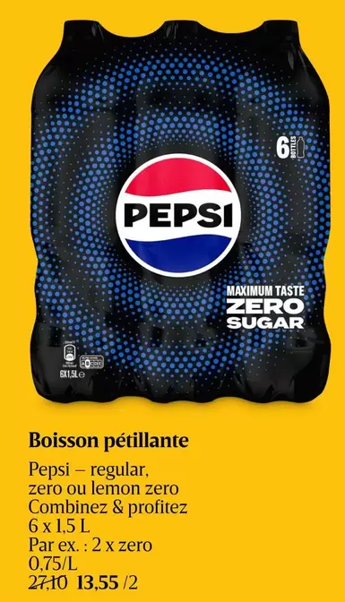 Boisson pétillante