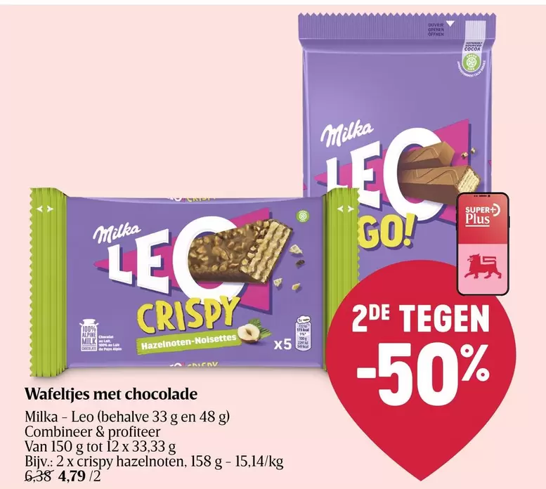 Go - Leo Crispy Hazelnoten-koekjes