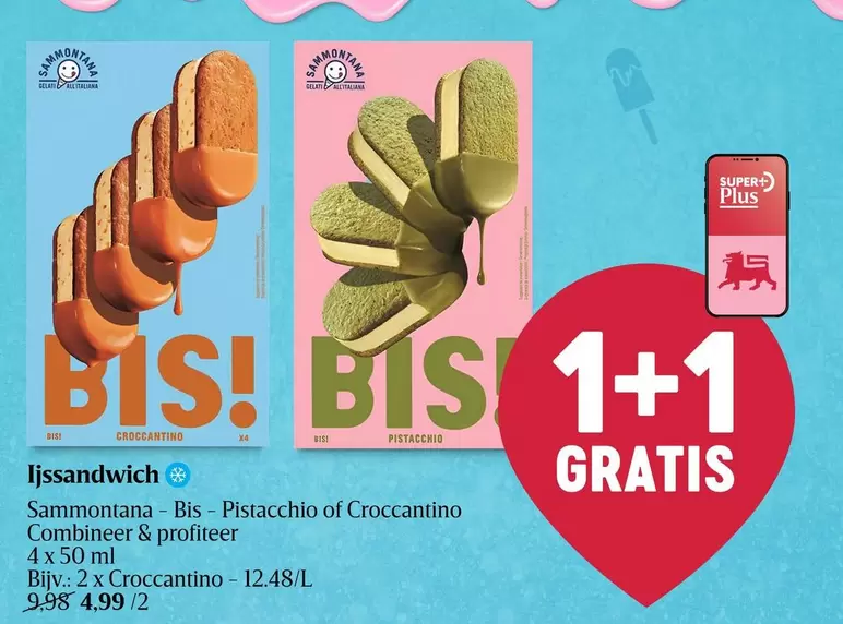 Sammanona - Bis - Pistacchio of Croccantino Combineer & profiteer