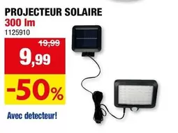 PROJECTEUR SOLAIRE 300 lm 1125910