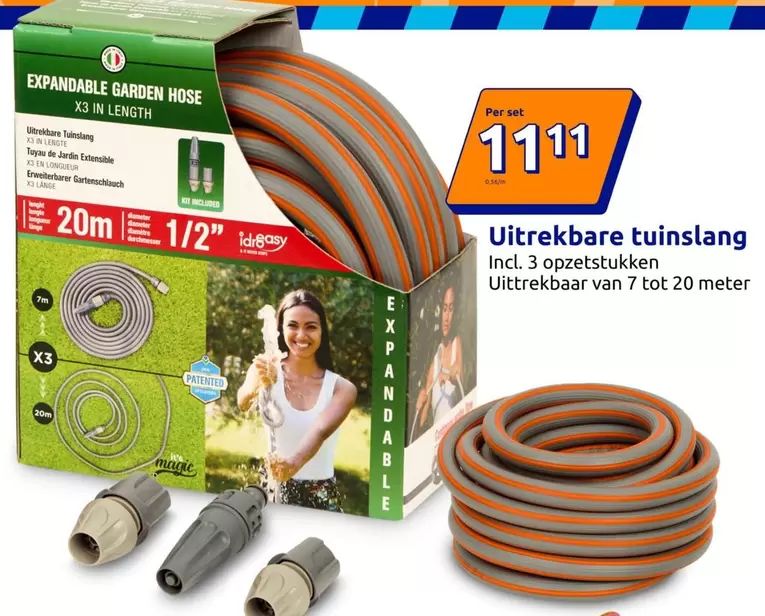 De - Uitrekbare tuinslang